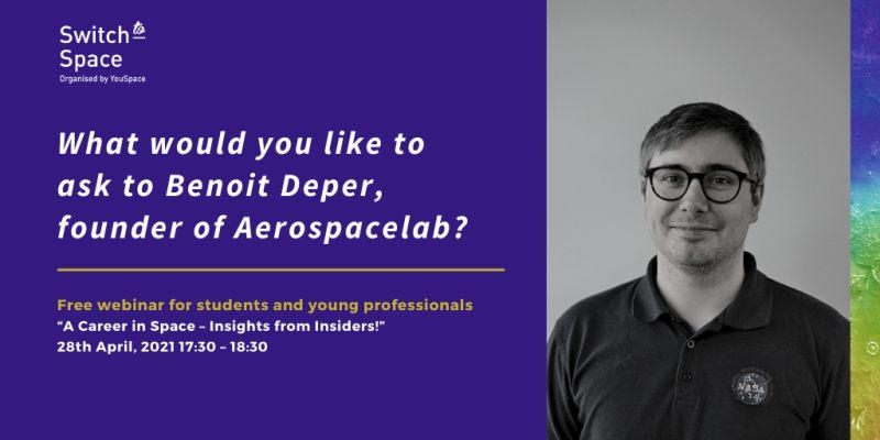 Switch to Space webinar dedicated to Students and Young Professionals.